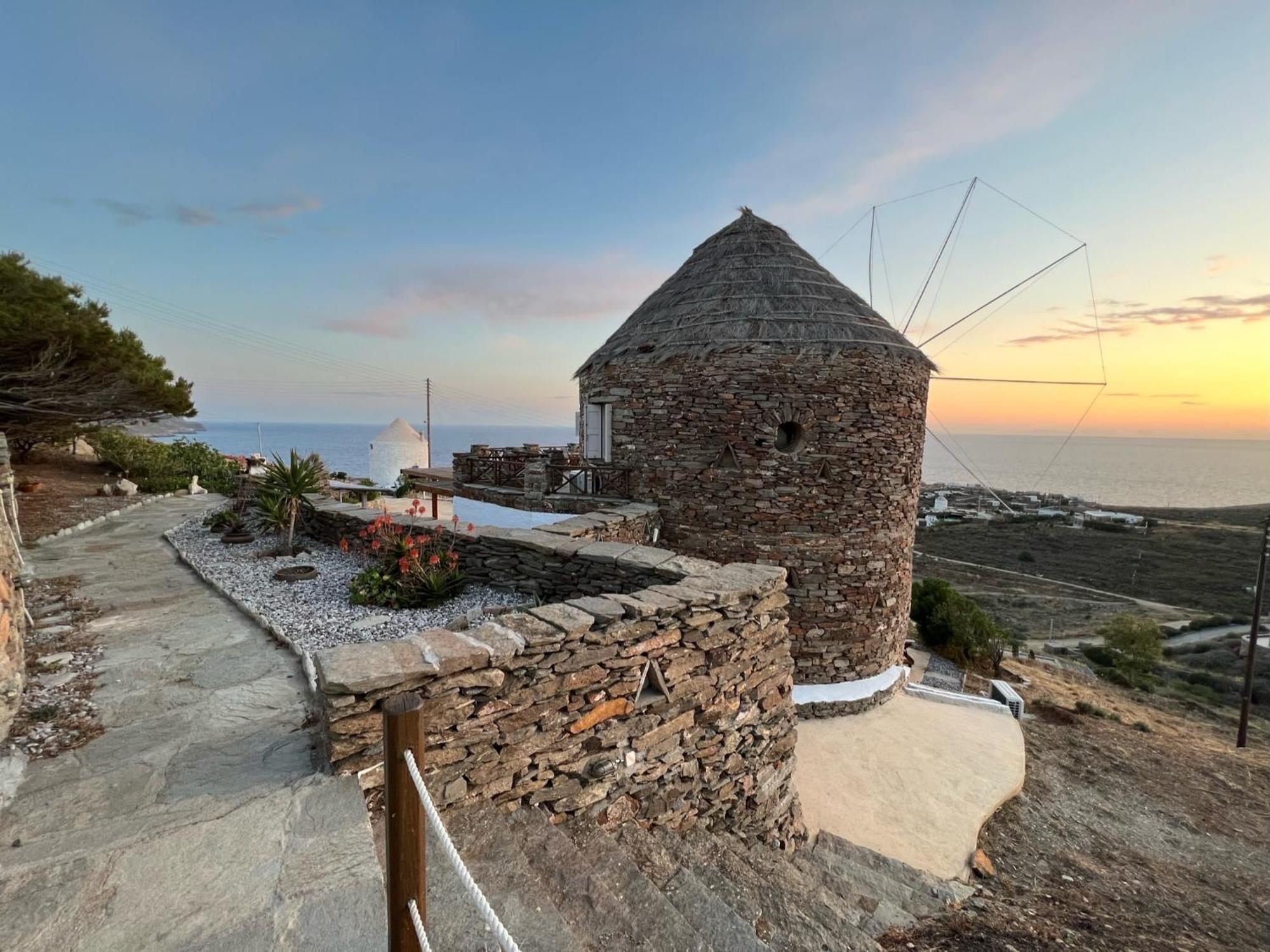 Вилла The Stone Windmill Koundouros Экстерьер фото