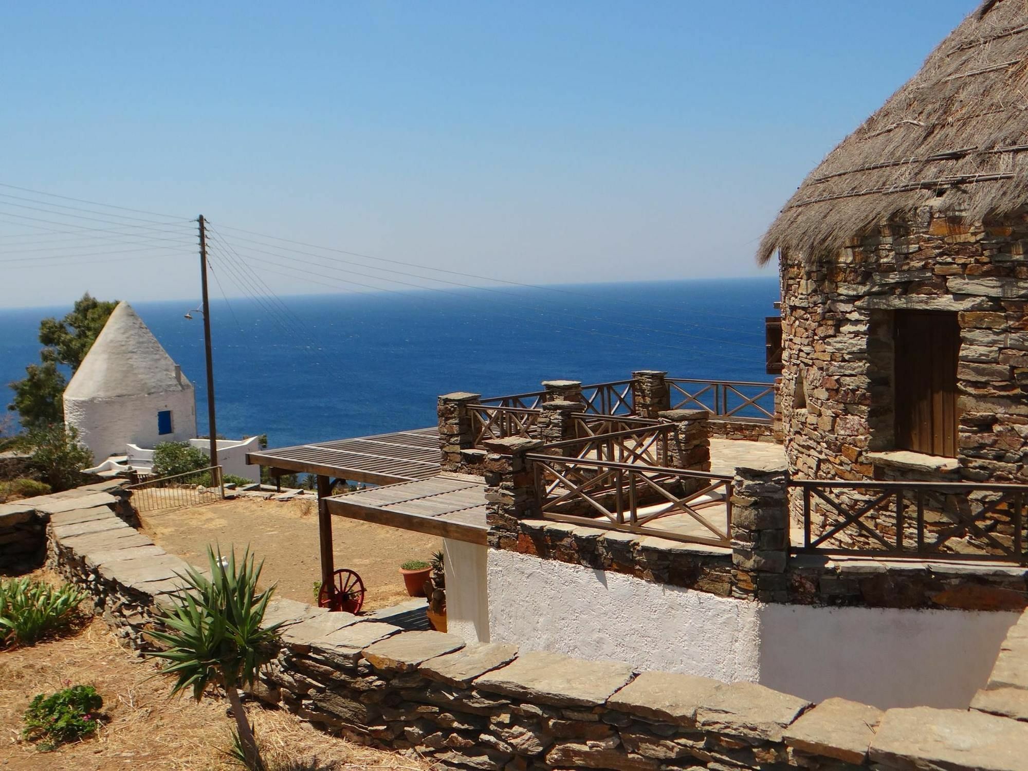 Вилла The Stone Windmill Koundouros Экстерьер фото