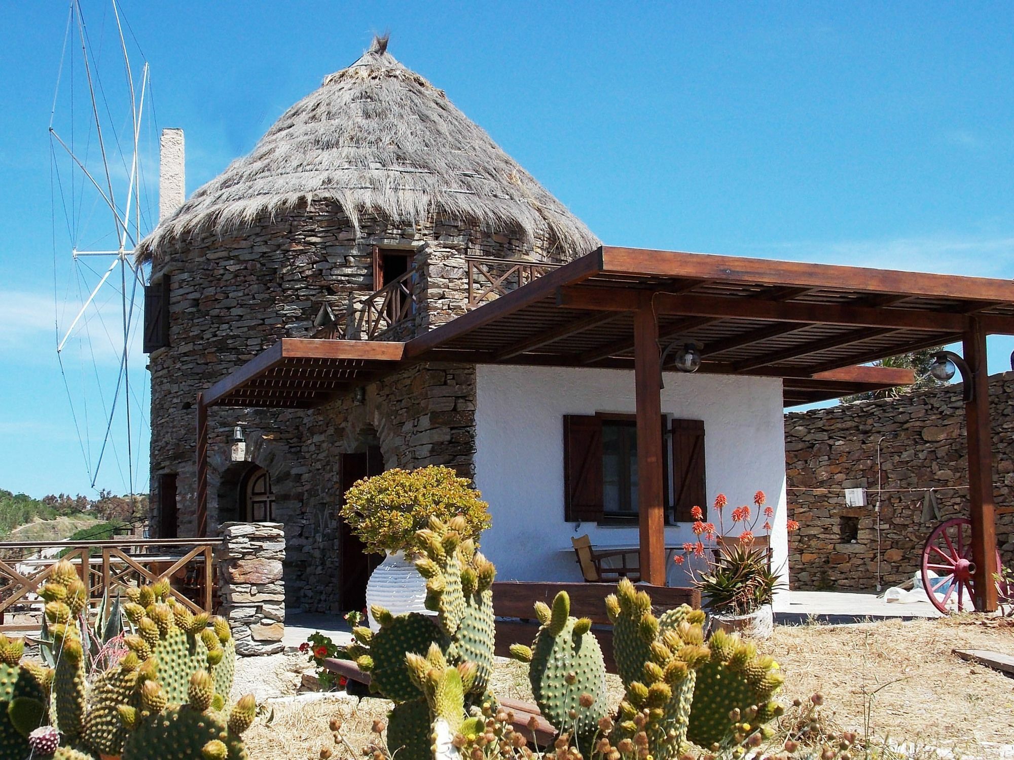 Вилла The Stone Windmill Koundouros Экстерьер фото